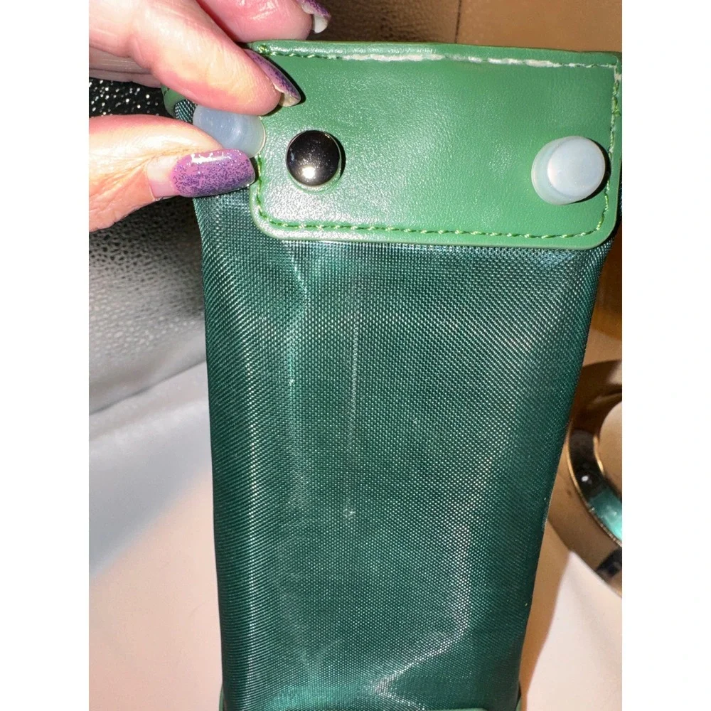 Brandon Blackwood Kendrick Trunk Green Mesh Mini Tote Bag Handbag - Picture 8 of 8